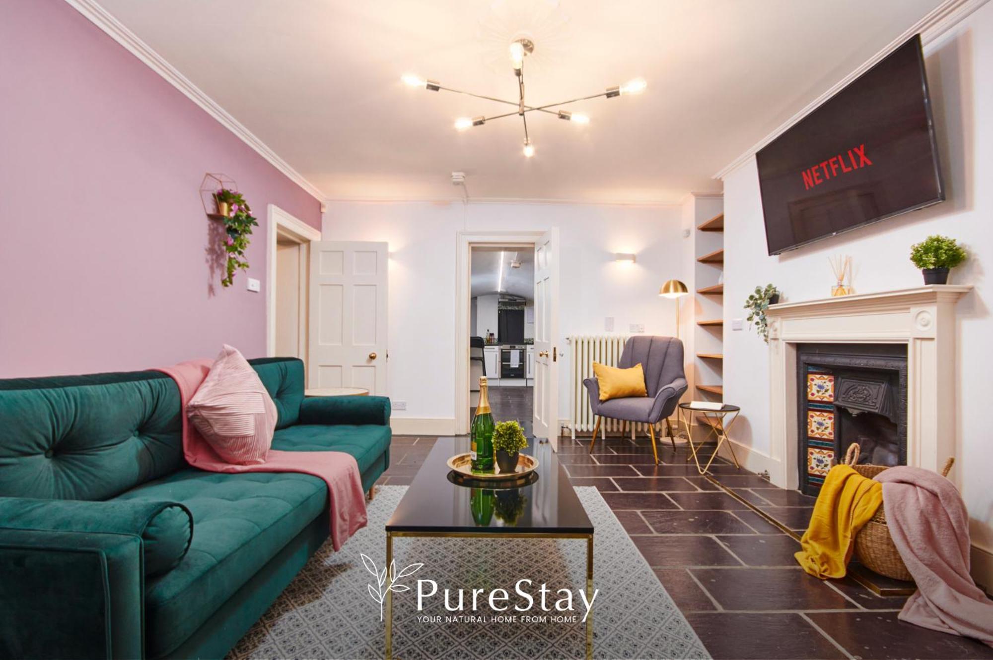 Beautiful 2Bedroom 4 Actual Beds House With Wifi By Purestay Bath Zewnętrze zdjęcie